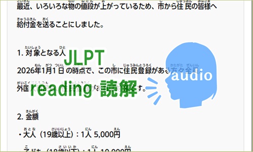 JLPT N3 読解