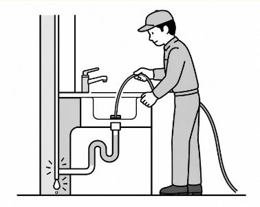 排水管清掃のイメージ